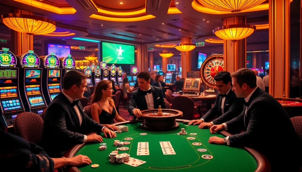 Experience the thrill of winning at poker with https://789win.apartments/, showcasing a lively casino scene filled with games and excitement.