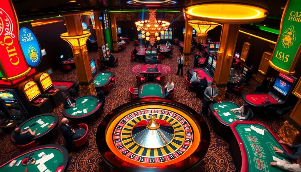 Experience the thrill of gacor123 with players betting at an exciting casino table.